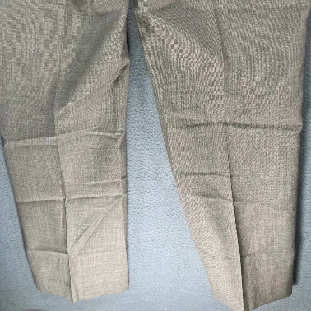 Tommy Hilfiger Men's Wool‎ Blend Dress Pants Slacks Tan Size 36x30 Pleated